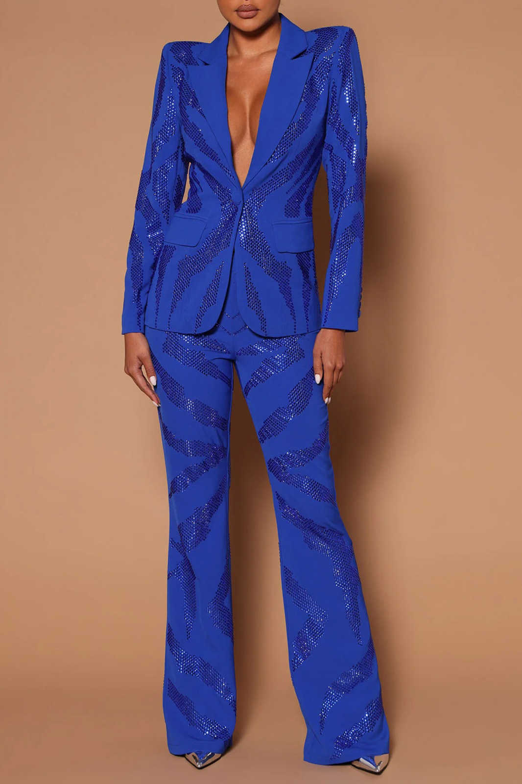 Customized Sequined Women Slim - Women'S Formal Wear Plus Size 评论和价格