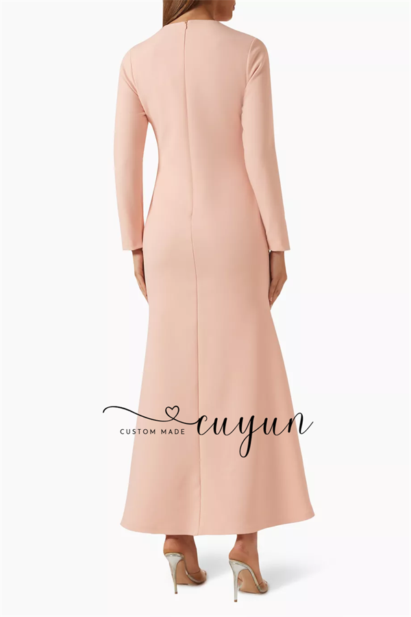 CUYUN Customized Semi-Mermaid  - Women'S Semi Formal Evening Wear 评论和价格