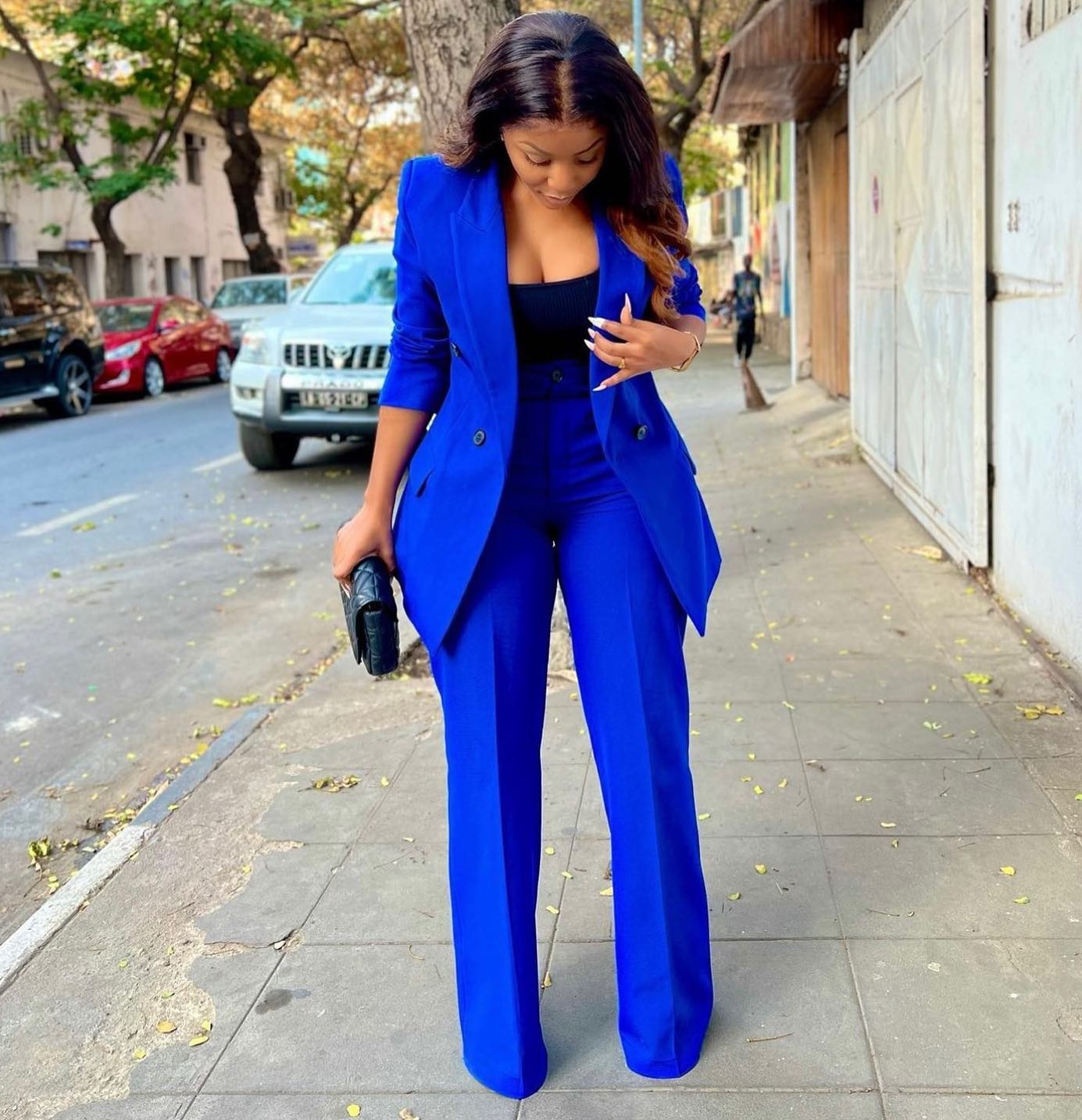 Royal Blue Women Pants Suits 2 - Women'S Formal Wear Plus Size 评论和价格
